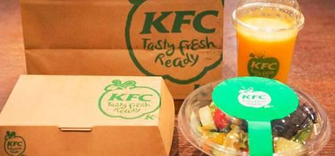 KFC都脫紅入綠了，輕食成了外賣老板們的又一片藍海？